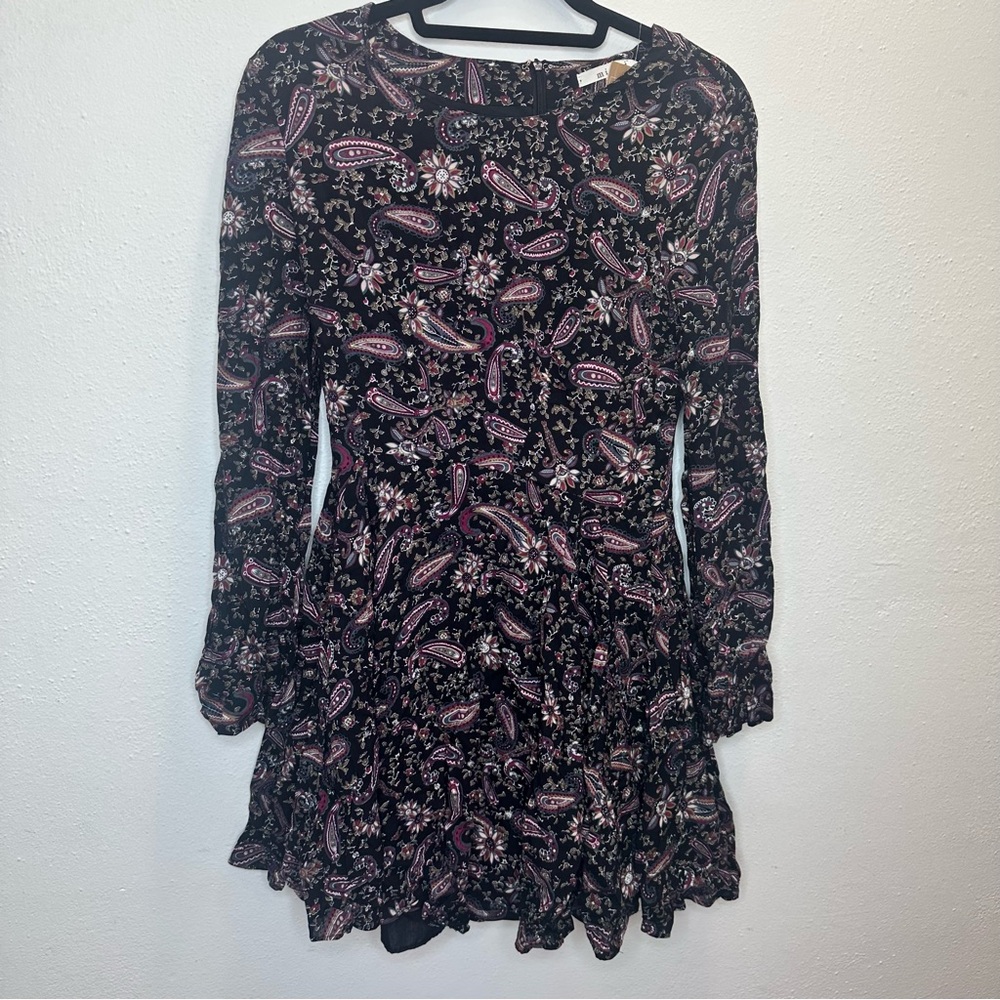 NWT Miami for Francesca's Paisley Print Swing Dress Size Small - Picture 2 of 10